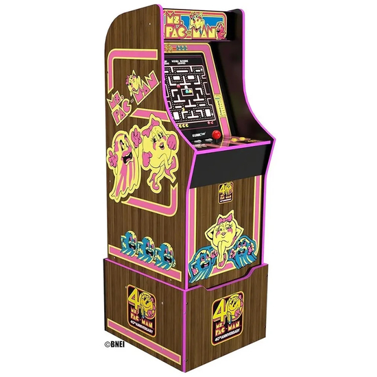 ARCADE 1 Up Ms. Pac-Man 40th Anniversary Arcade Machine Arkademaskine - GEEKD.dk
