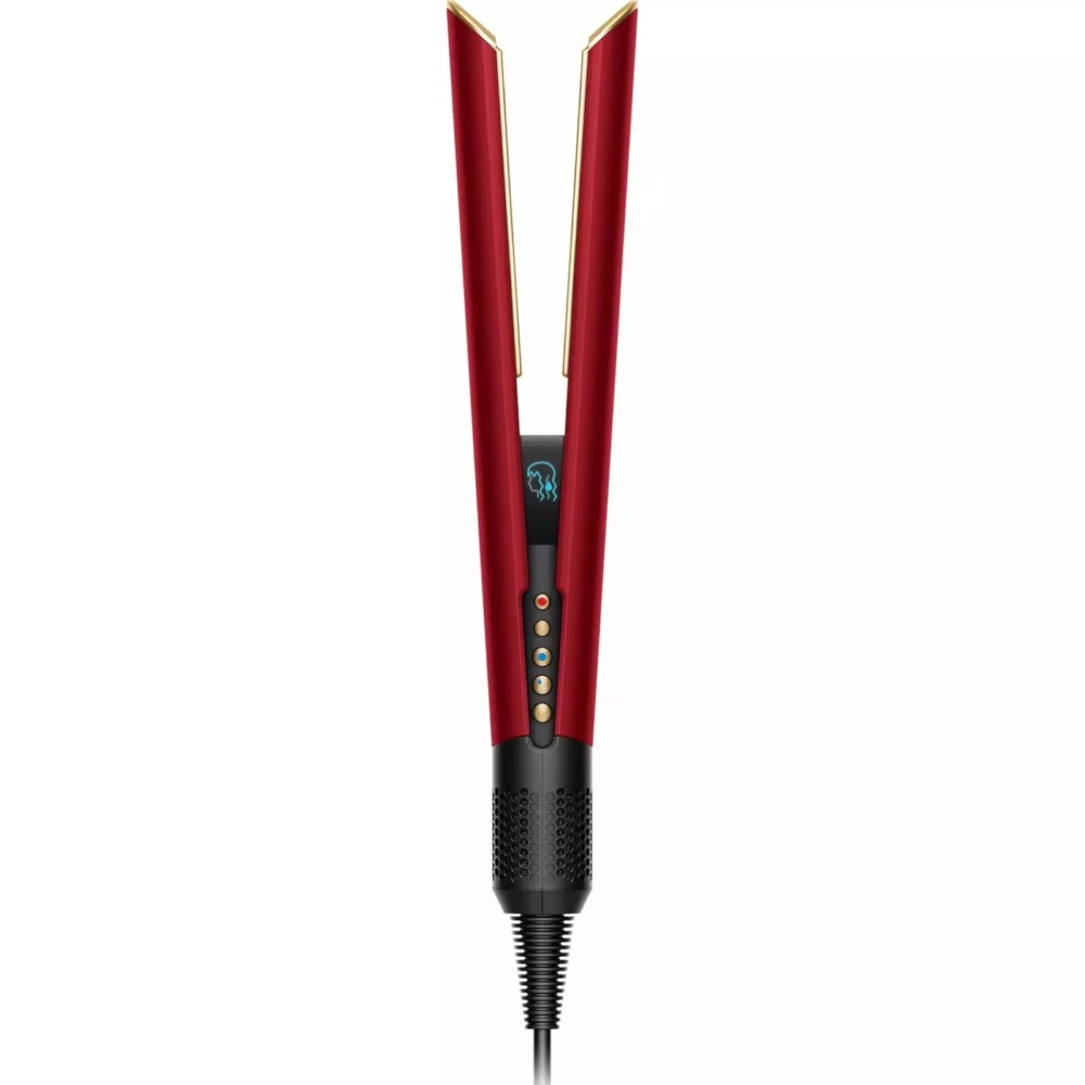 Dyson Airstrait Styler Glattejern Red Velvet/Gold