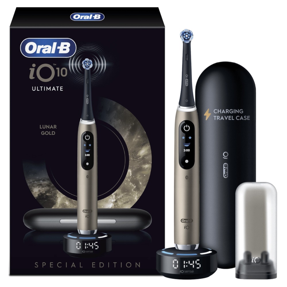 Oral-B iO Series 10 Ultimate Lunar Gold Limited Edition Elektrisk tandbørste