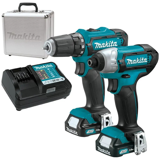 Makita CLX224X elværktøj kombinationssæt Batteri