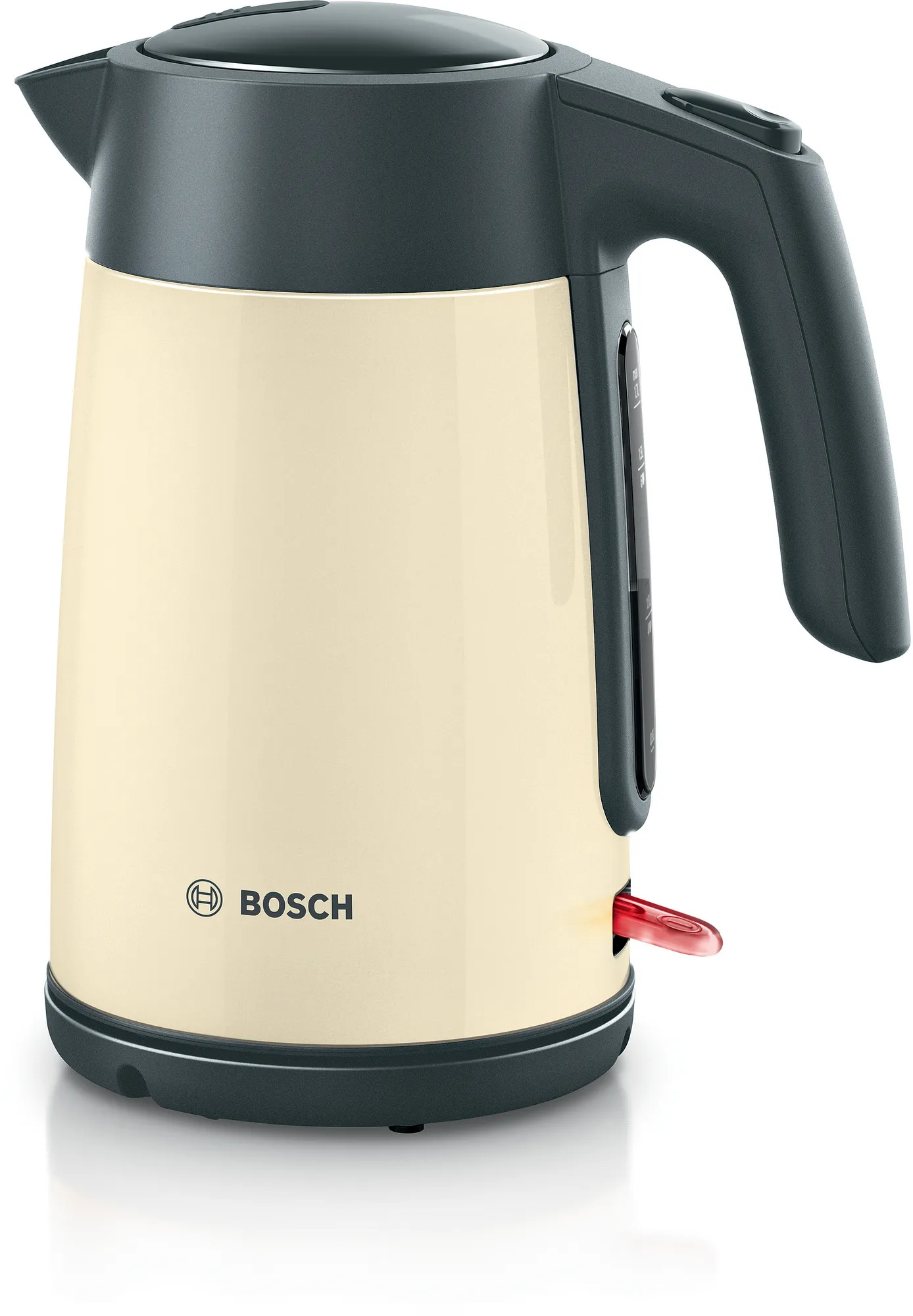 Bosch TWK7L467, 1,7 L, 2400 W, Champagne, Rustfrit stål, Vandmåler, Overophedningsbeskyttelse
