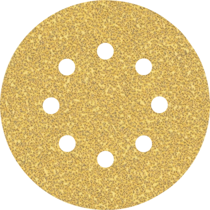 New--SLIBEBLAD EXC 125MM K240 8H 5 STK