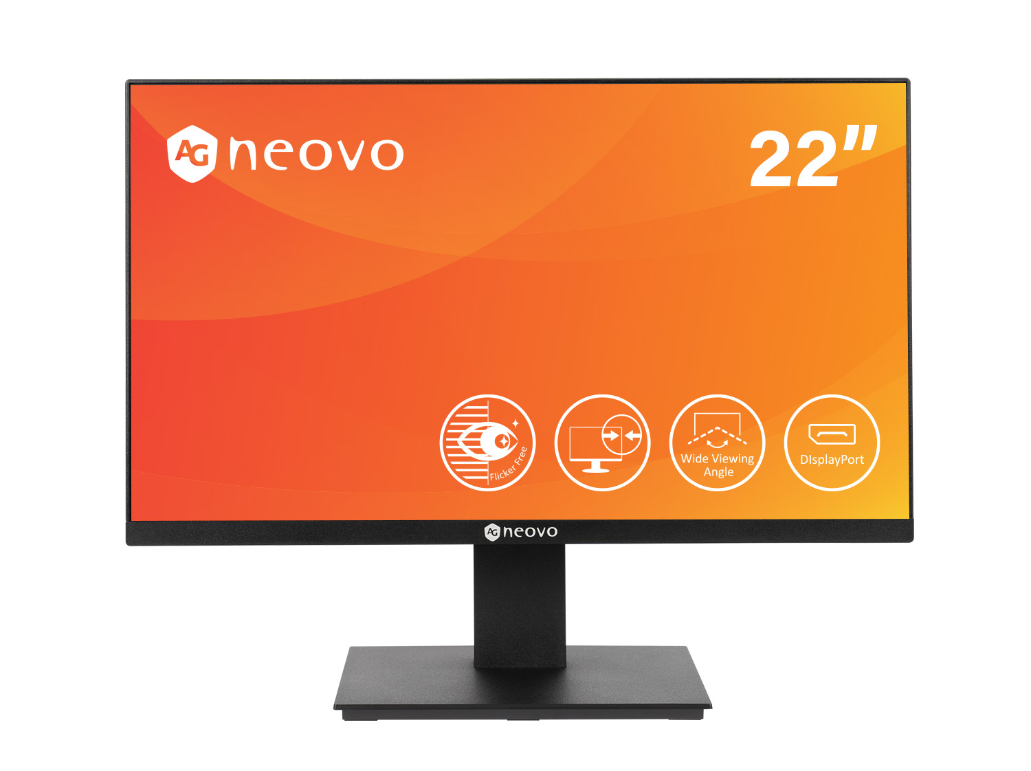 AG Neovo LA-2202 LED display 54,6 cm (21.5") 1920 x 1080 pixel Fuld HD LCD Sort