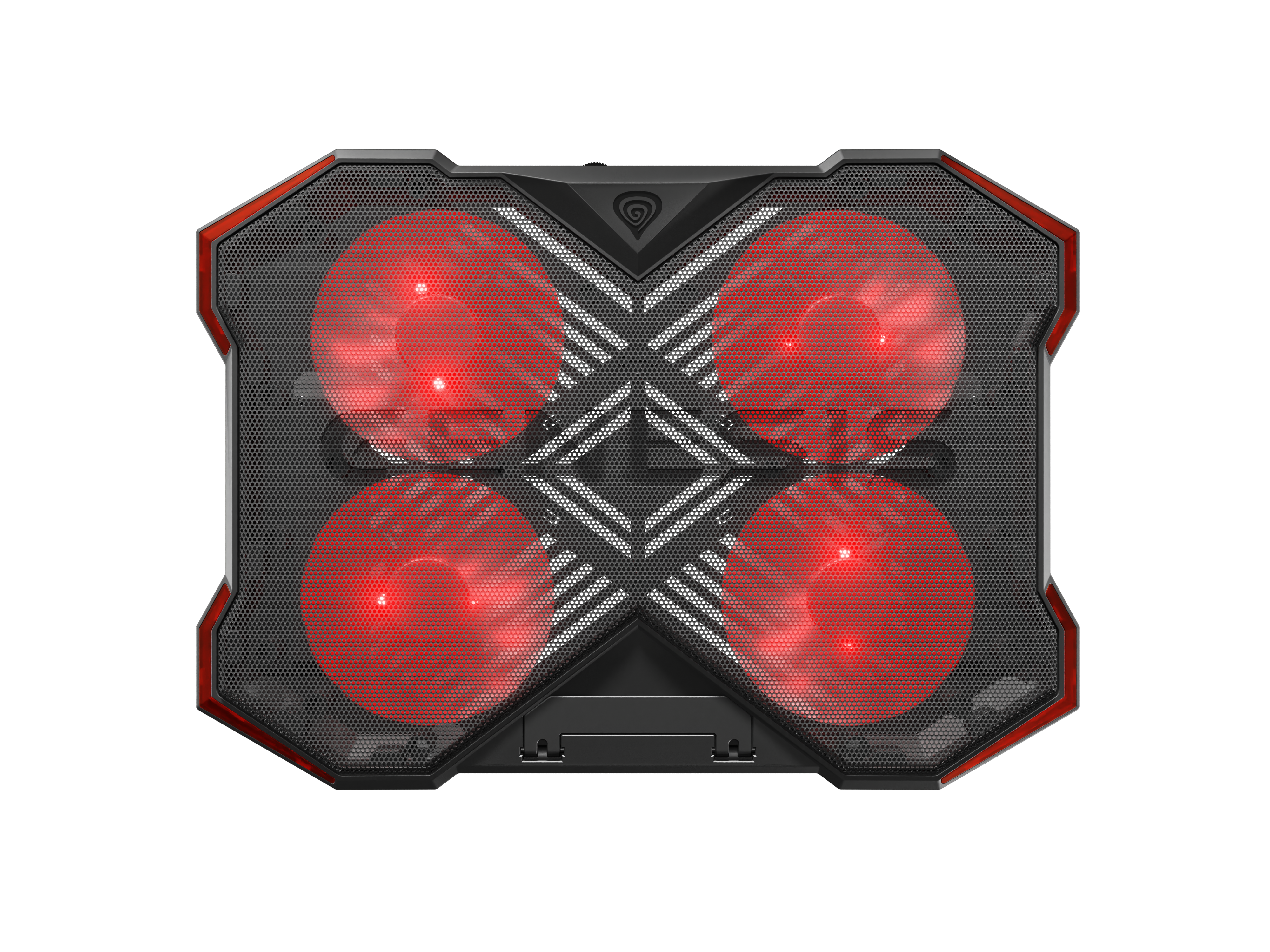 GENESIS Oxid 260 køling til laptop 43,9 cm (17.3") 1010 rpm Sort, Rød