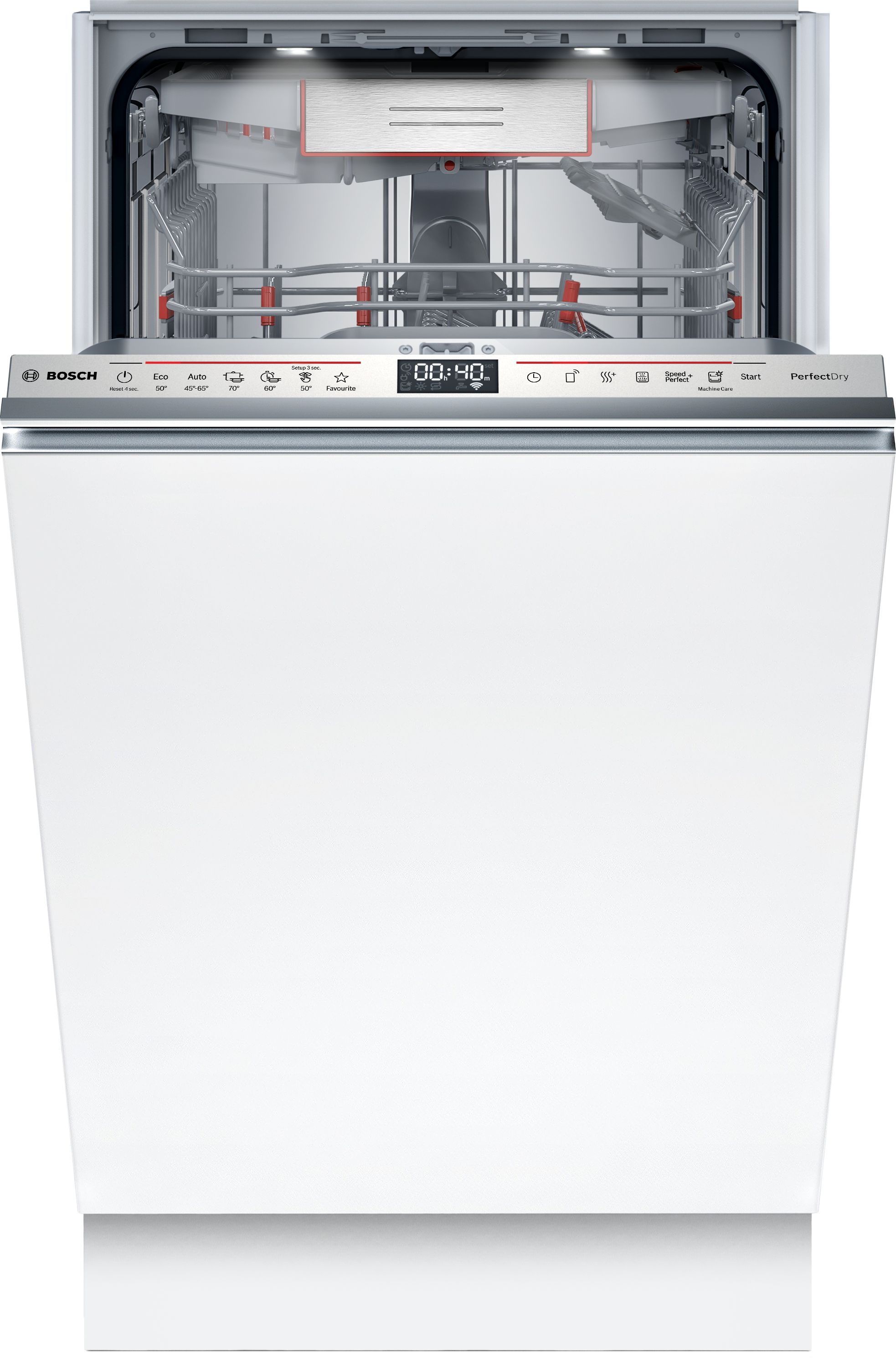 Bosch Serie 6 Integreret Opvaskemaskine med PerfectDry / Zeolith - 45 cm.