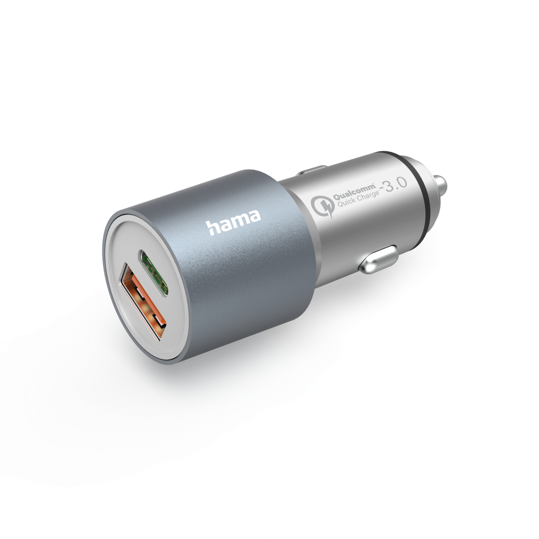 Hama 00201639 oplader til mobil enhed Smartphone, Tablet Sølv Cigartænder Hurtig opladning Automatisk