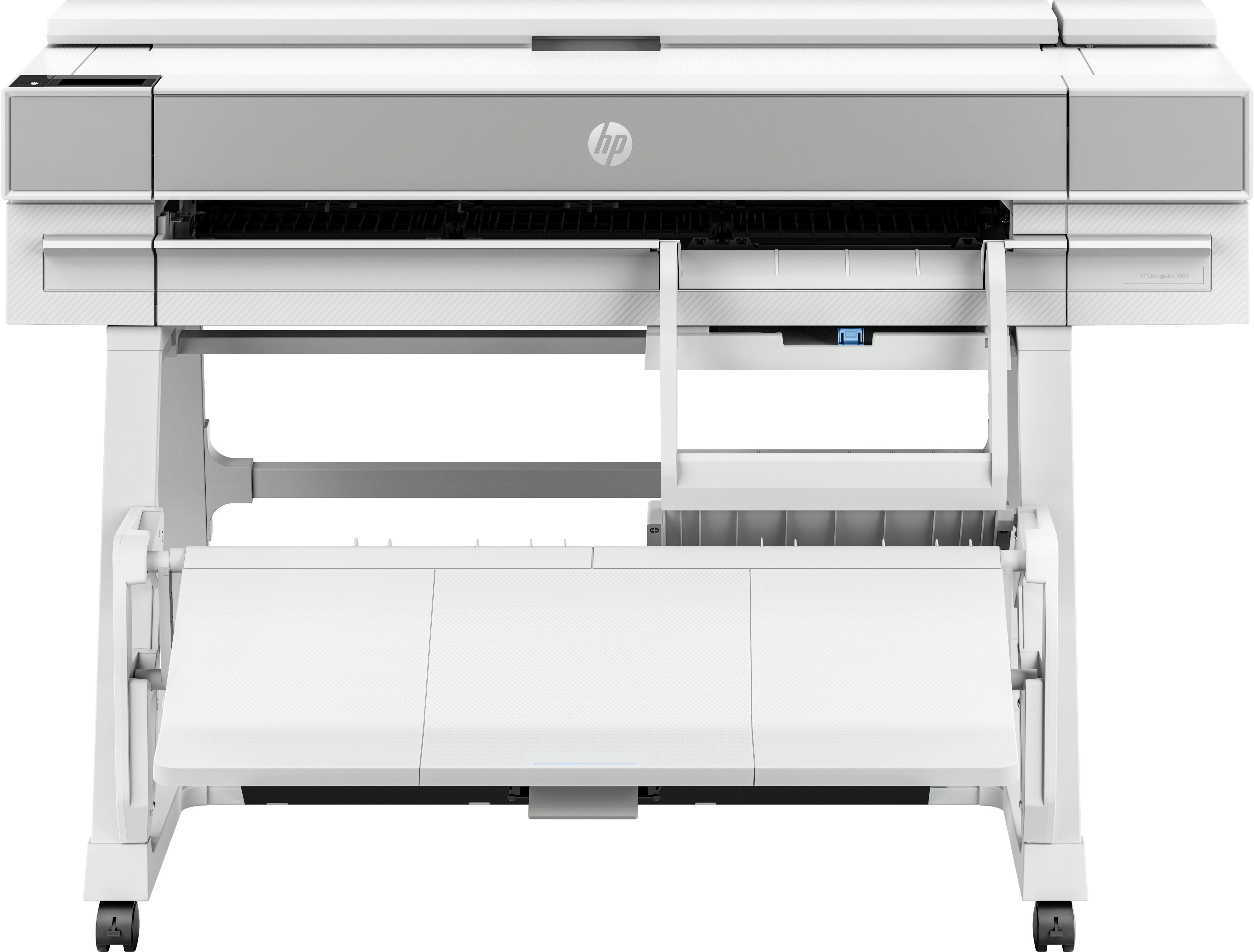 HP DesignJet T950 - 36 stor-format printer - farve - blækprinter - 914 x 1676 mm - 2400 x 1200 dpi - op til 0.35 min./side (mono) / op til 0.35 min./side (farve) - kapacitet: 1 rulle - Gigabit LAN, Wi-Fi - skærer