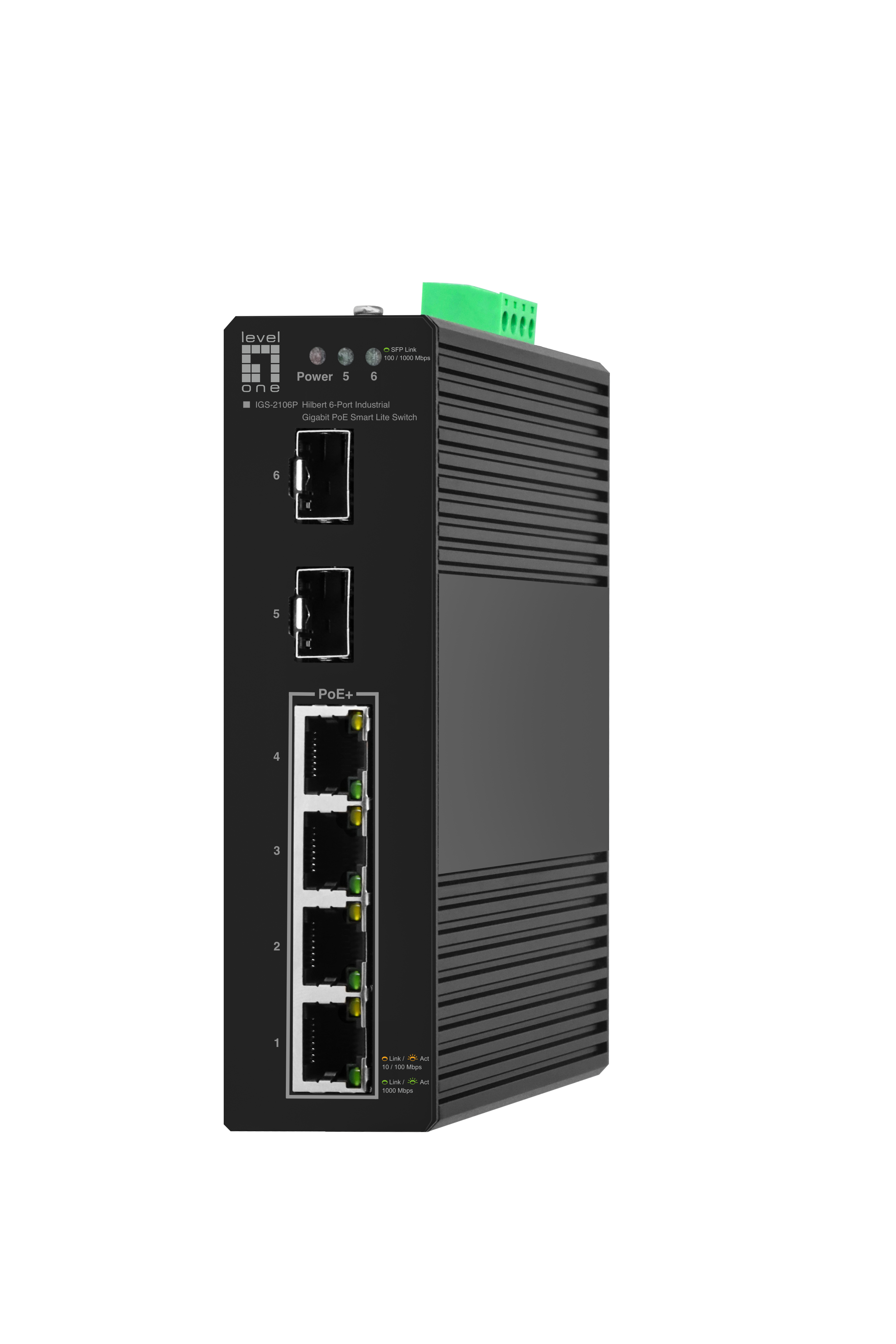 LevelOne IGS-2106P Switch 4-porte Gigabit Ethernet