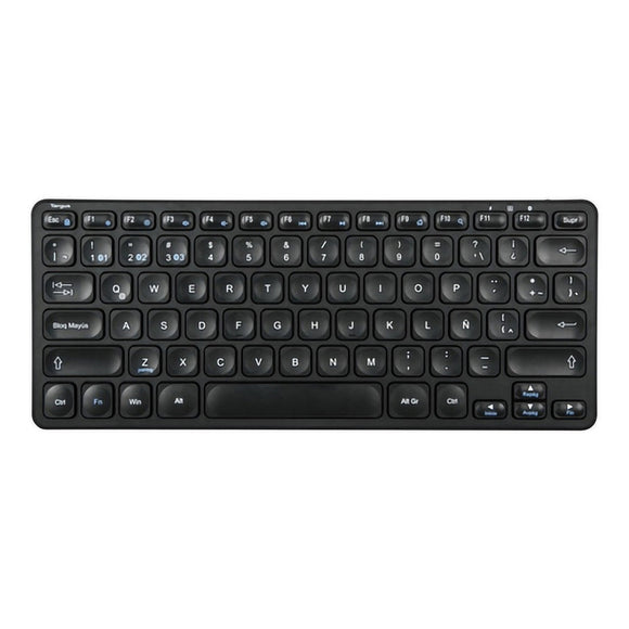Targus - keyboard - multi-device compact - QWERTY - Spanish - black Input Device - Tastatur - Spansk - Sort