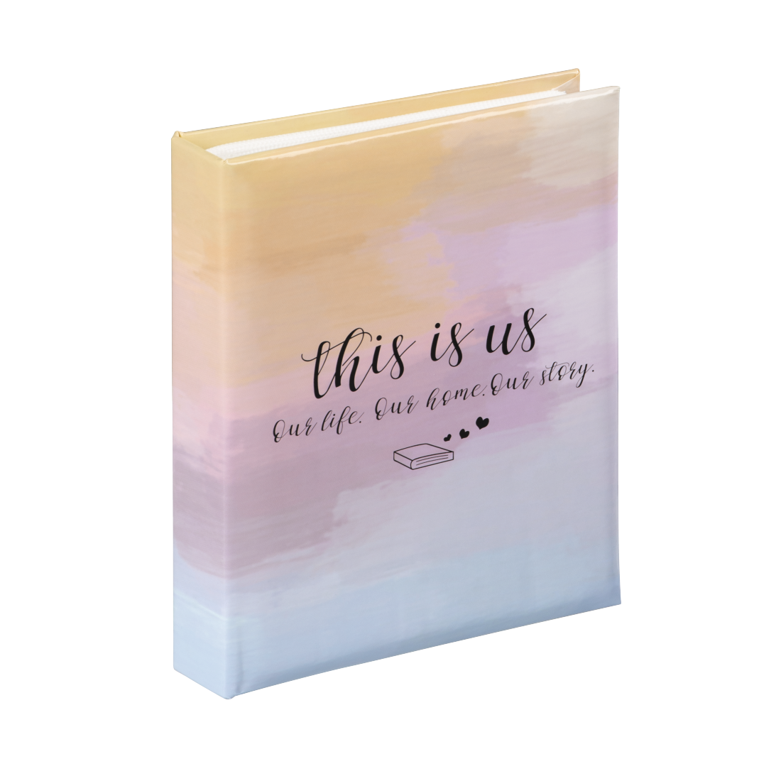 Hama Letterings fotoalbum og arkbeskyttelse Blå, Orange, Lilla 40 ark 10 x 15 cm