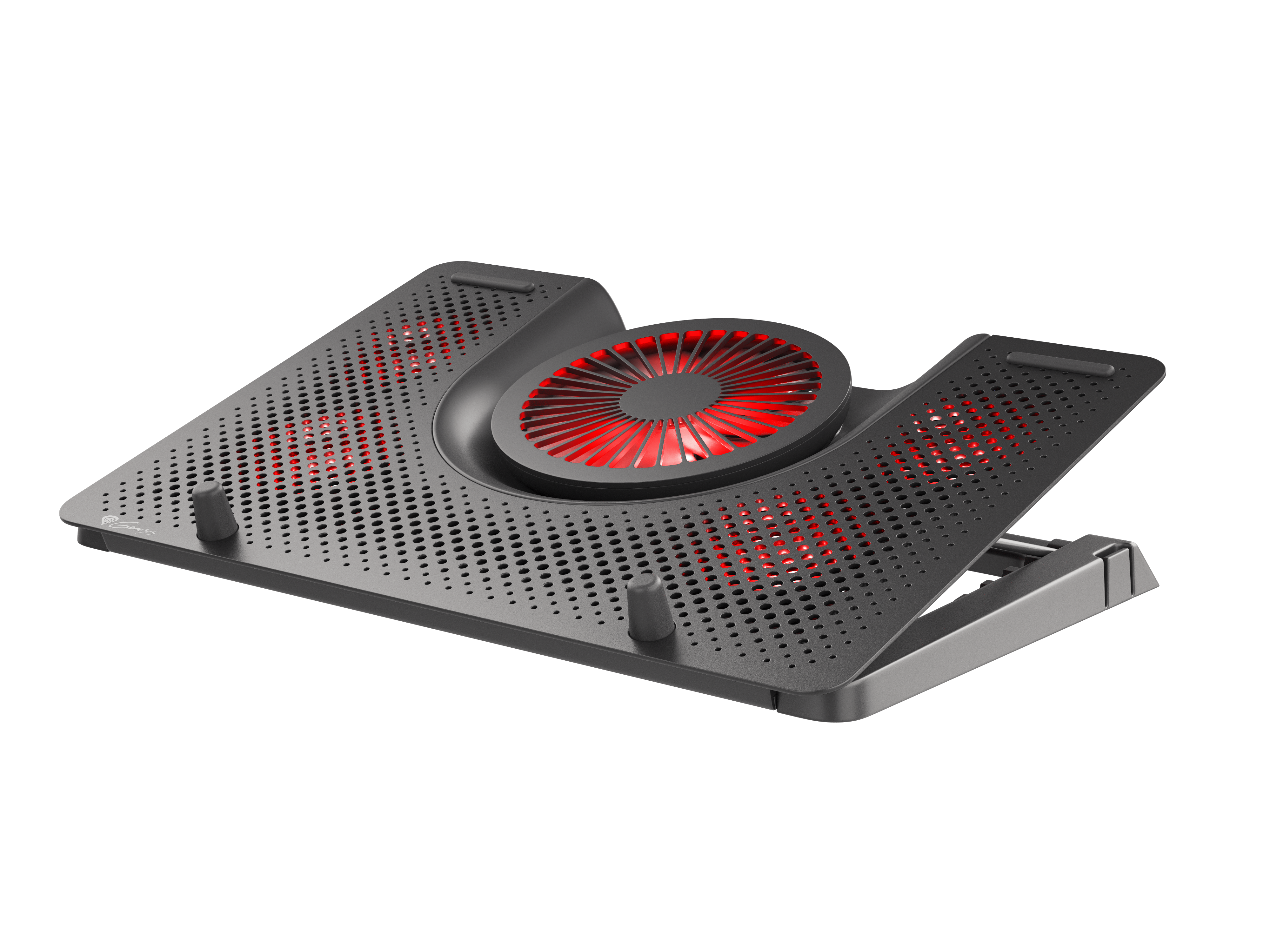 GENESIS Oxid 550 køling til laptop 43,9 cm (17.3") 2800 rpm Sort