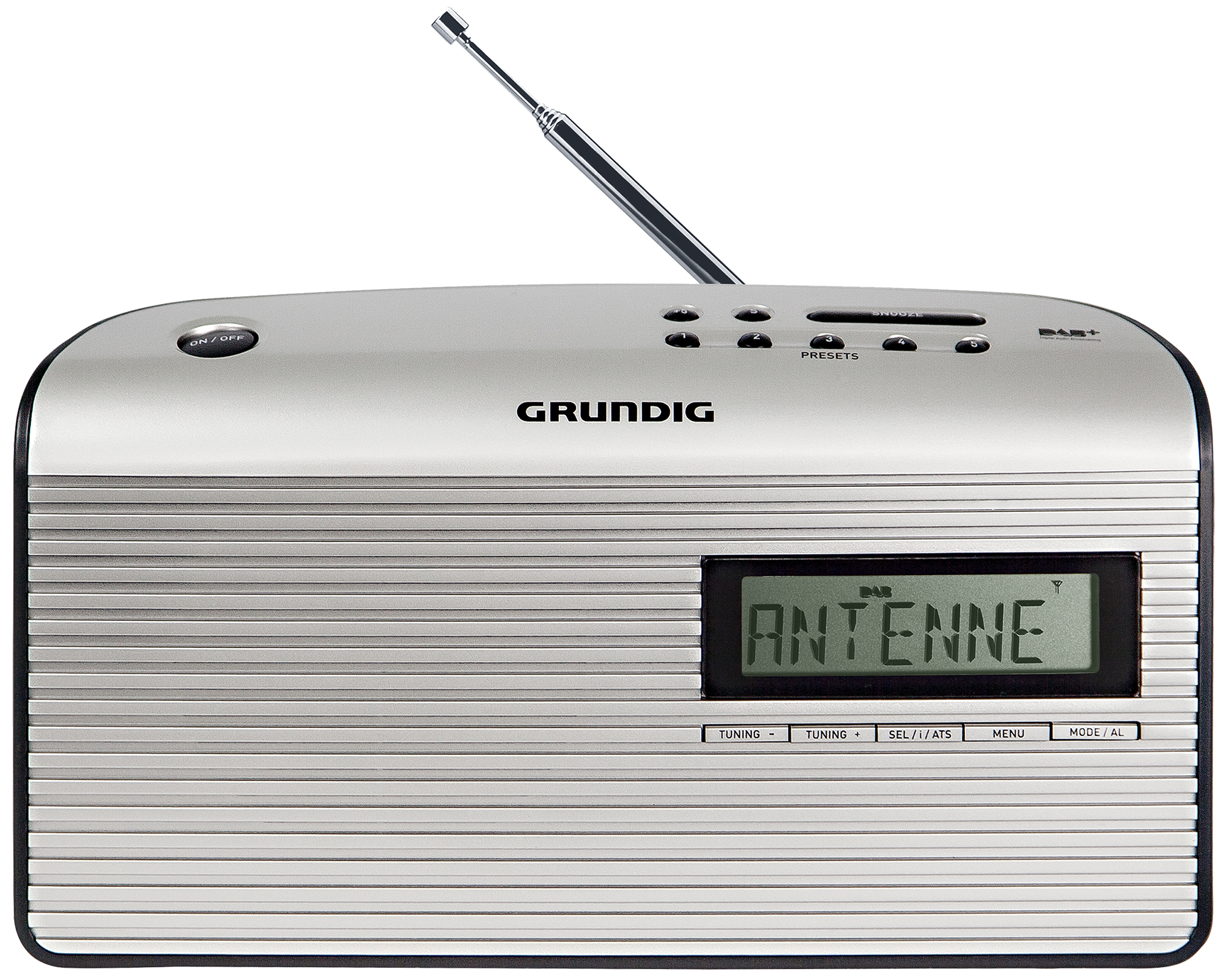 Grundig Music 7000X DAB+ BP Bærbar Digital Sølv