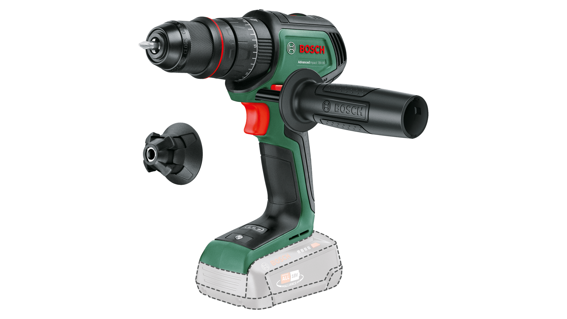 Bosch AdvancedImpact 18V-80 QuickSnap 18V billede