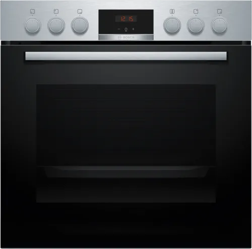 Bosch HEA513BS4 + NIF645CB5E, Zone induktionskogeplade, 4 zone(s), Keramisk, Sort, Berøring, 58,3 cm