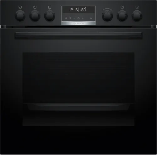 Bosch HEG578BB4 + NVQ645CB6E, Zone induktionskogeplade, 4 zone(s), Keramisk, Sort, Berøring, 58,3 cm