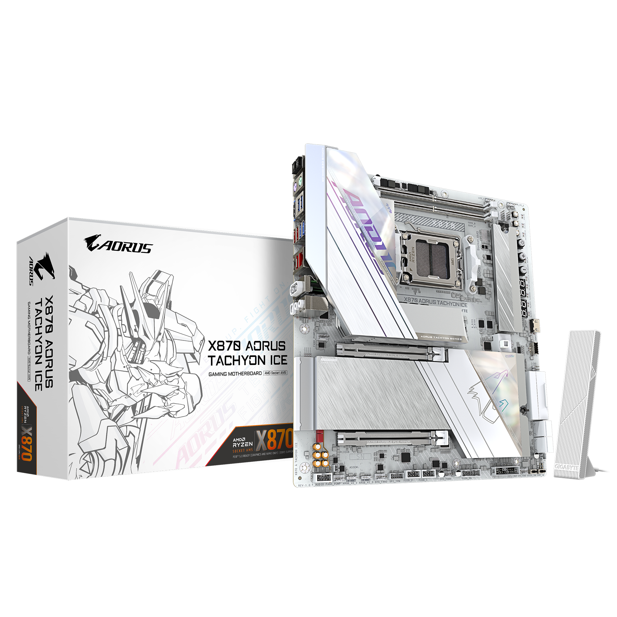 AORUS - Bundkort - ATX - USB 3.2 Gen 1, USB 3.2 Gen 2, USB-C 3.2 Gen 2x2, USB4 - onboard grafik (CPU påkrævet) - HD Audio (8-kanaler)
