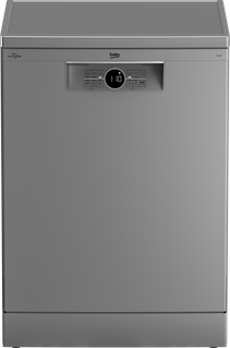 Beko b300 BDFN26430S, Fritstående, Fuld størrelse (60 cm), Sølv, Knapper, LED, 1,3 m