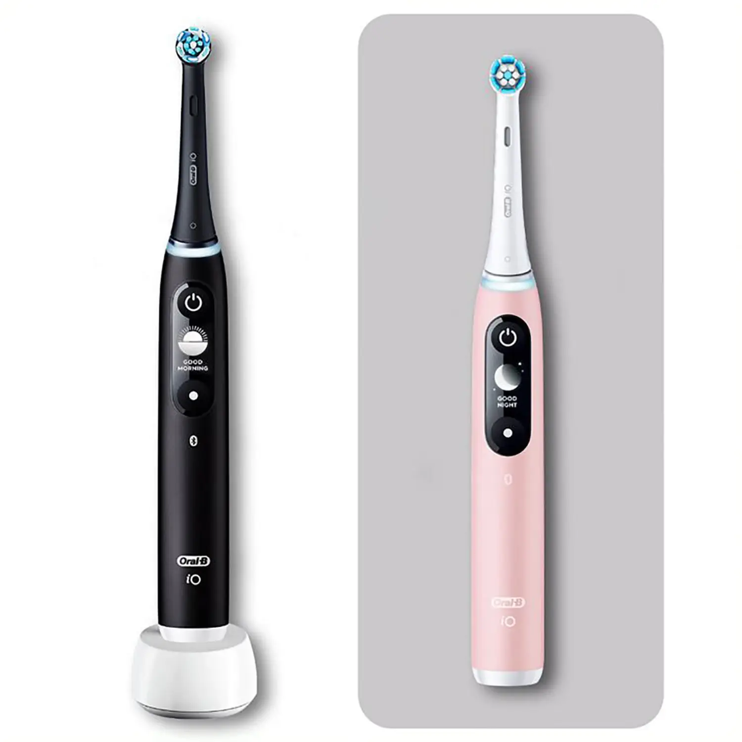 Oral-B iO Series 6 Duo Elektrisk tandbørste Sort/Rosa