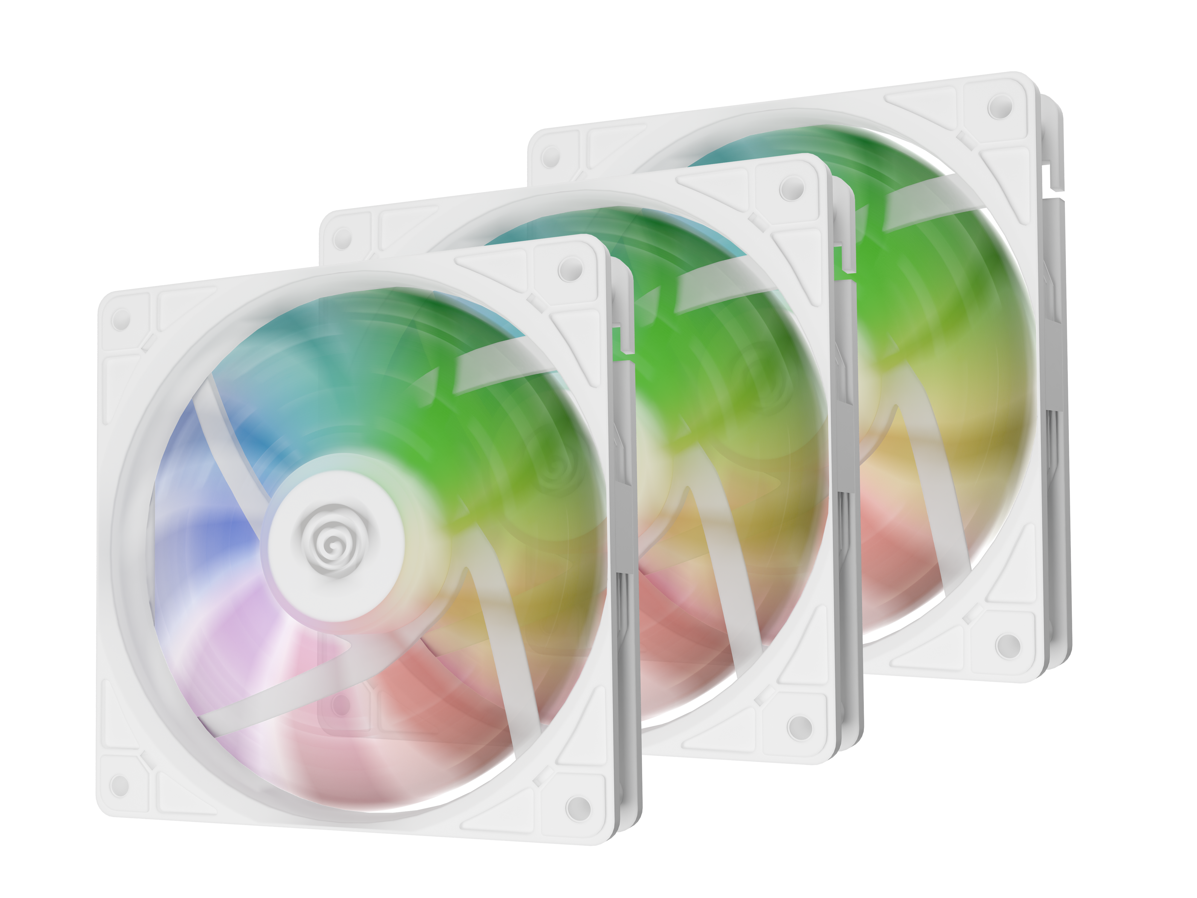 PC blæser Genesis Oxal 120 ARGB - 12 cm, hvid