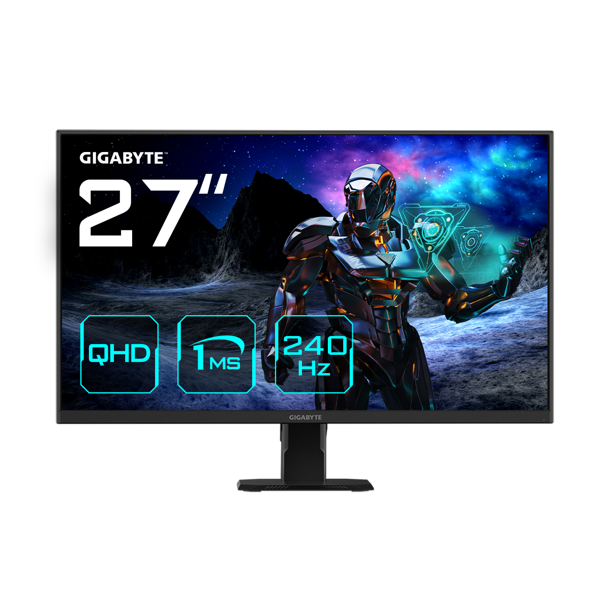 GIGABYTE GS27Q X computerskærm 68,6 cm (27") 2560 x 1440 pixel Quad HD LED Sort