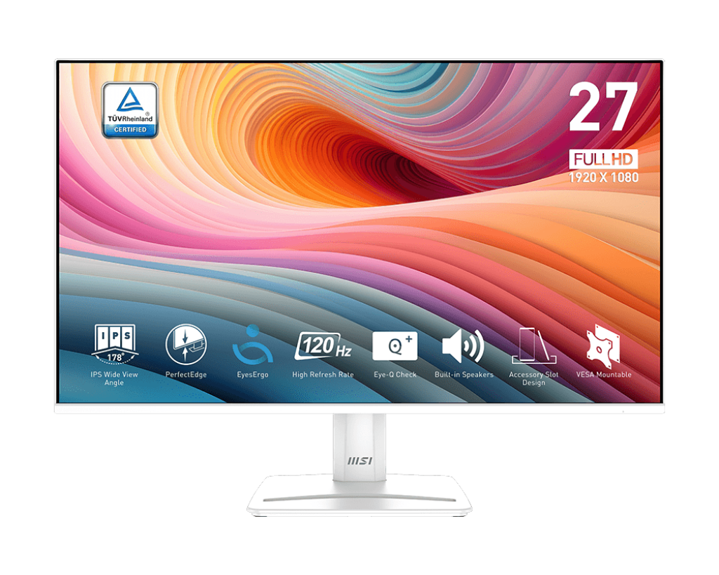 MSI Pro MP275W E2 27' IPS 1920 x 1080 (Full HD) HDMI DisplayPort 120 Hz