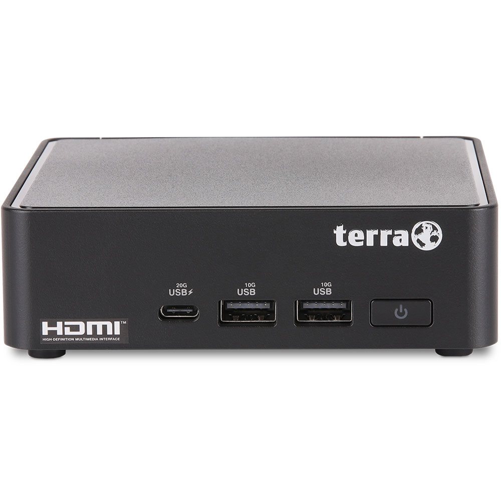 TERRA 1000059 PC/arbejdsstation Intel Core Ultra 7 155H 16 GB DDR5-SDRAM 500 GB SSD Windows 11 Pro Micro PC Mini PC Sort