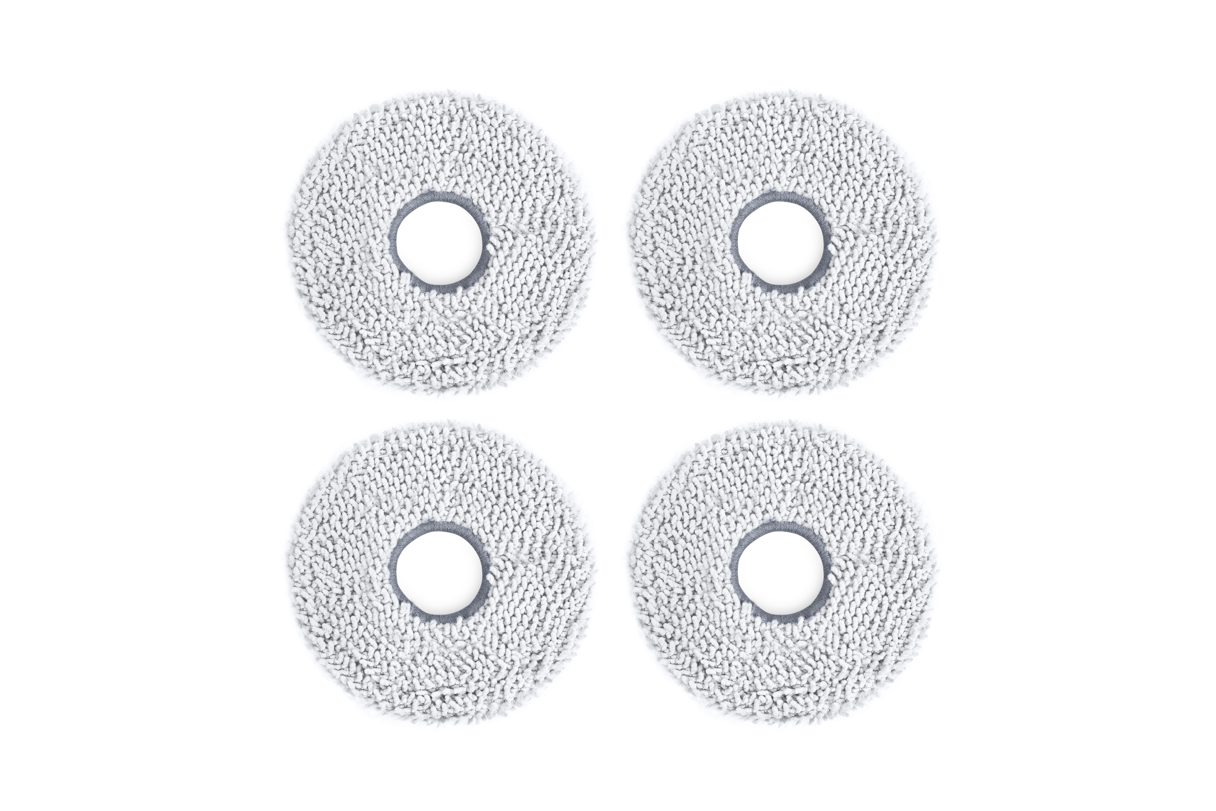 ECOVACS Runde Gulvvaskepads til T30C / T50 OMNI Serien- 4-pak