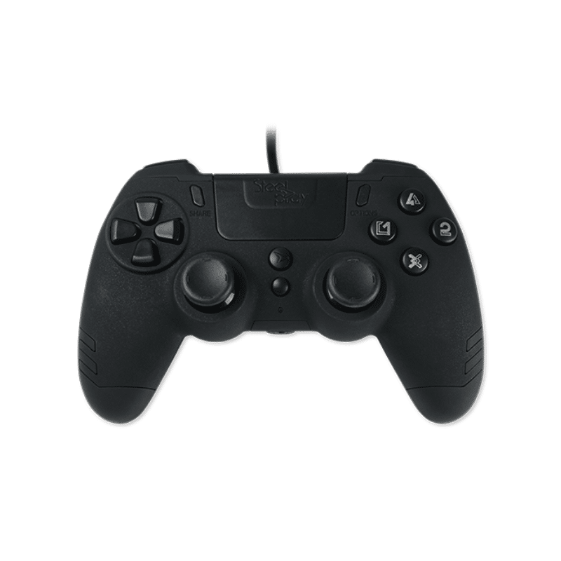 Steelplay Slim Pack Wired Controller - Black - Wired Controller - Sony PlayStation 4