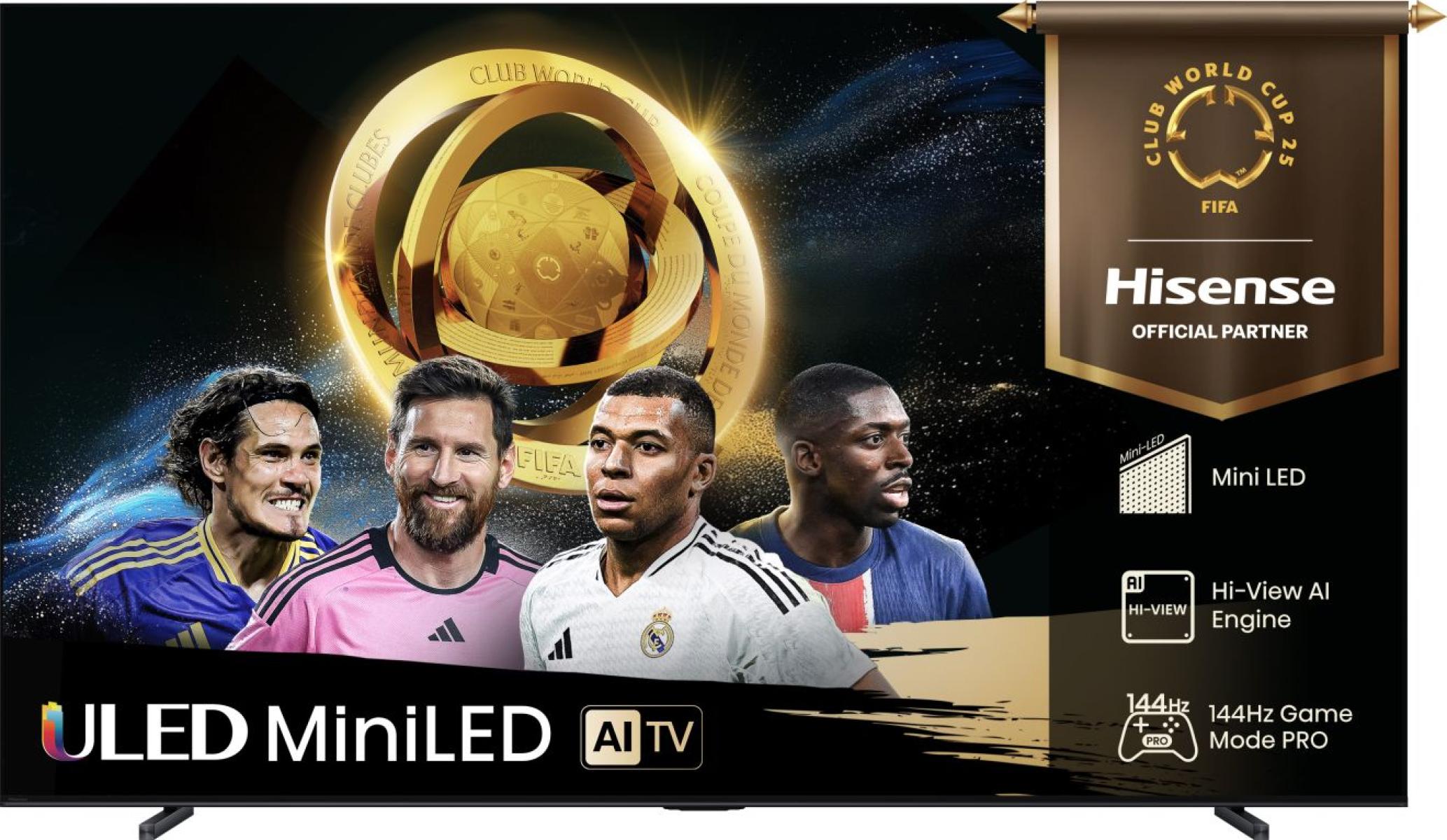 Hisense 85U7Q 2,16 m (85") 4K Ultra HD Smart TV Wi-Fi Sort 450 cd/m²