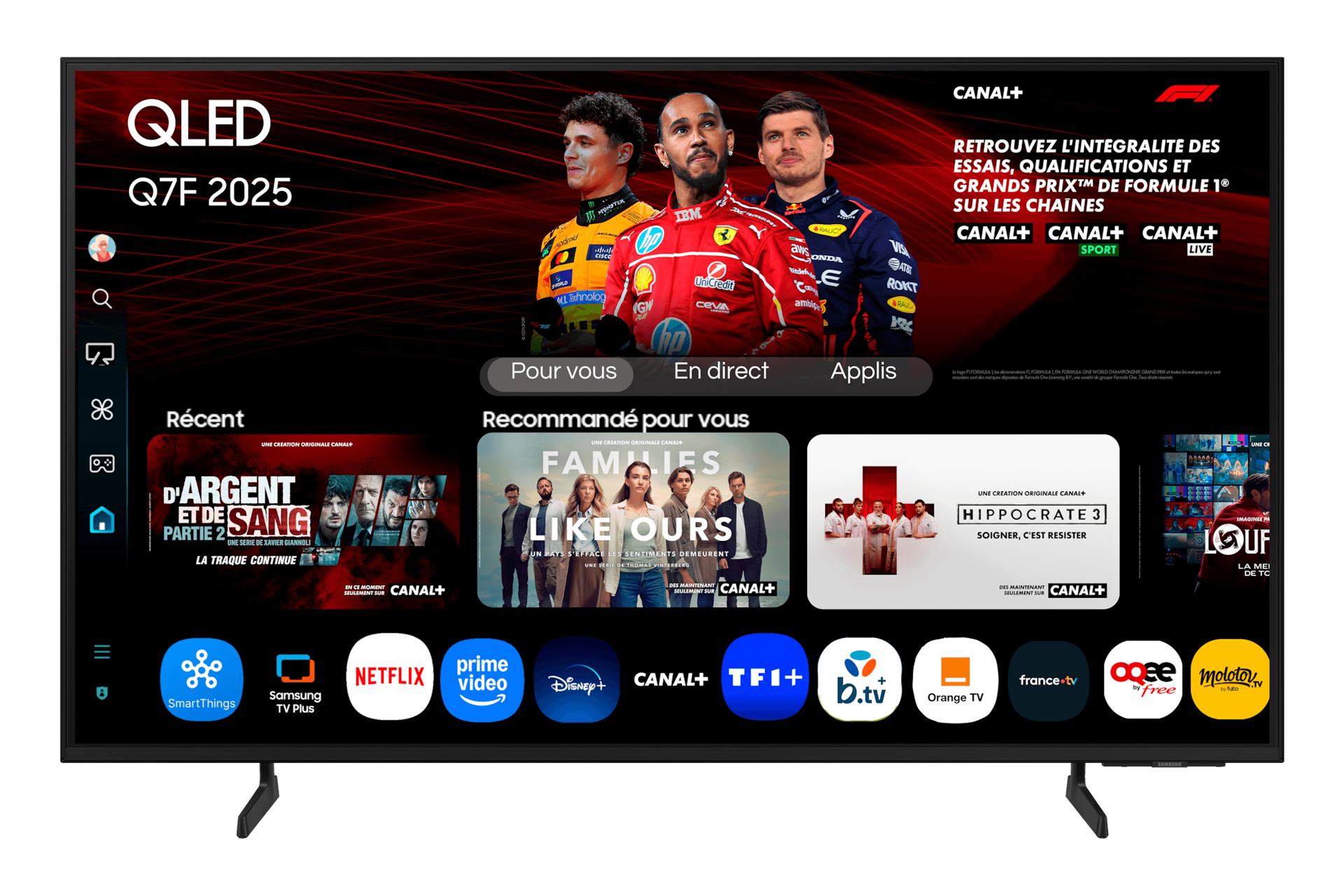 Samsung TQ65Q7FAAU 65' 4K UHD (2160p) Sort