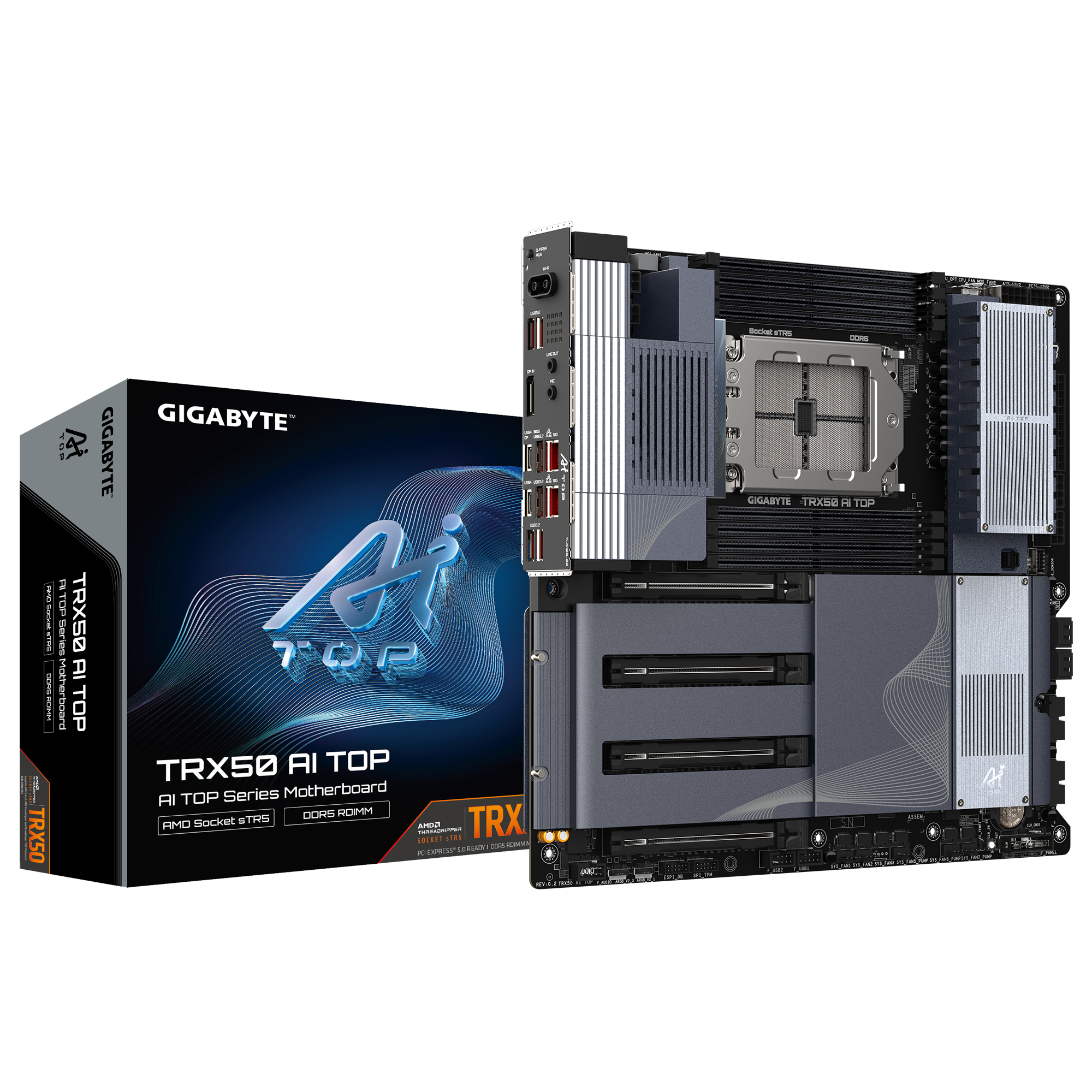 GIGABYTE TRX50 AI TOP-2B Udvidet ATX sTR5 AMD TRX50