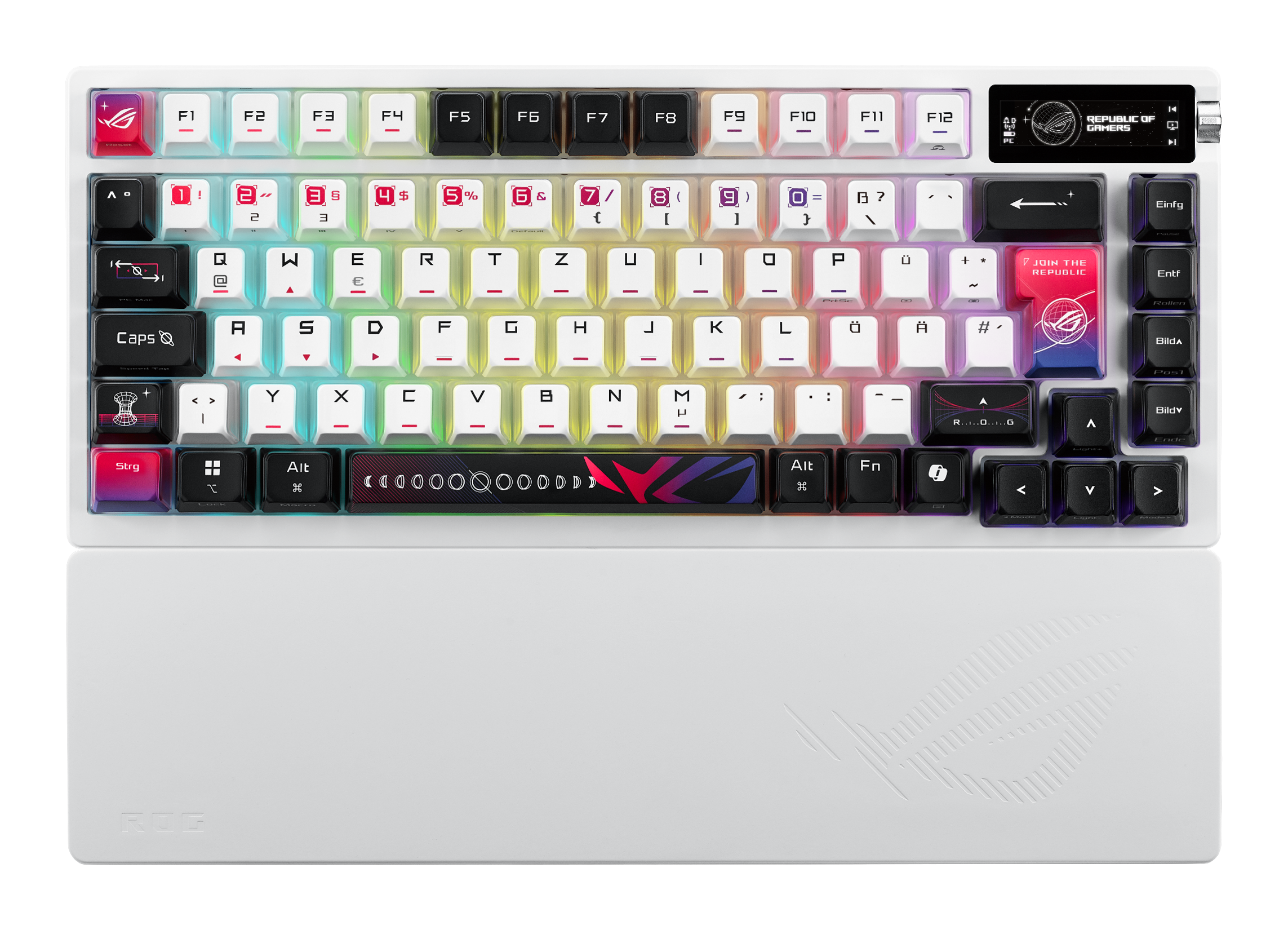 ASUS ROG Azoth X Tastatur Mekanisk RGB Kabel & trådløs