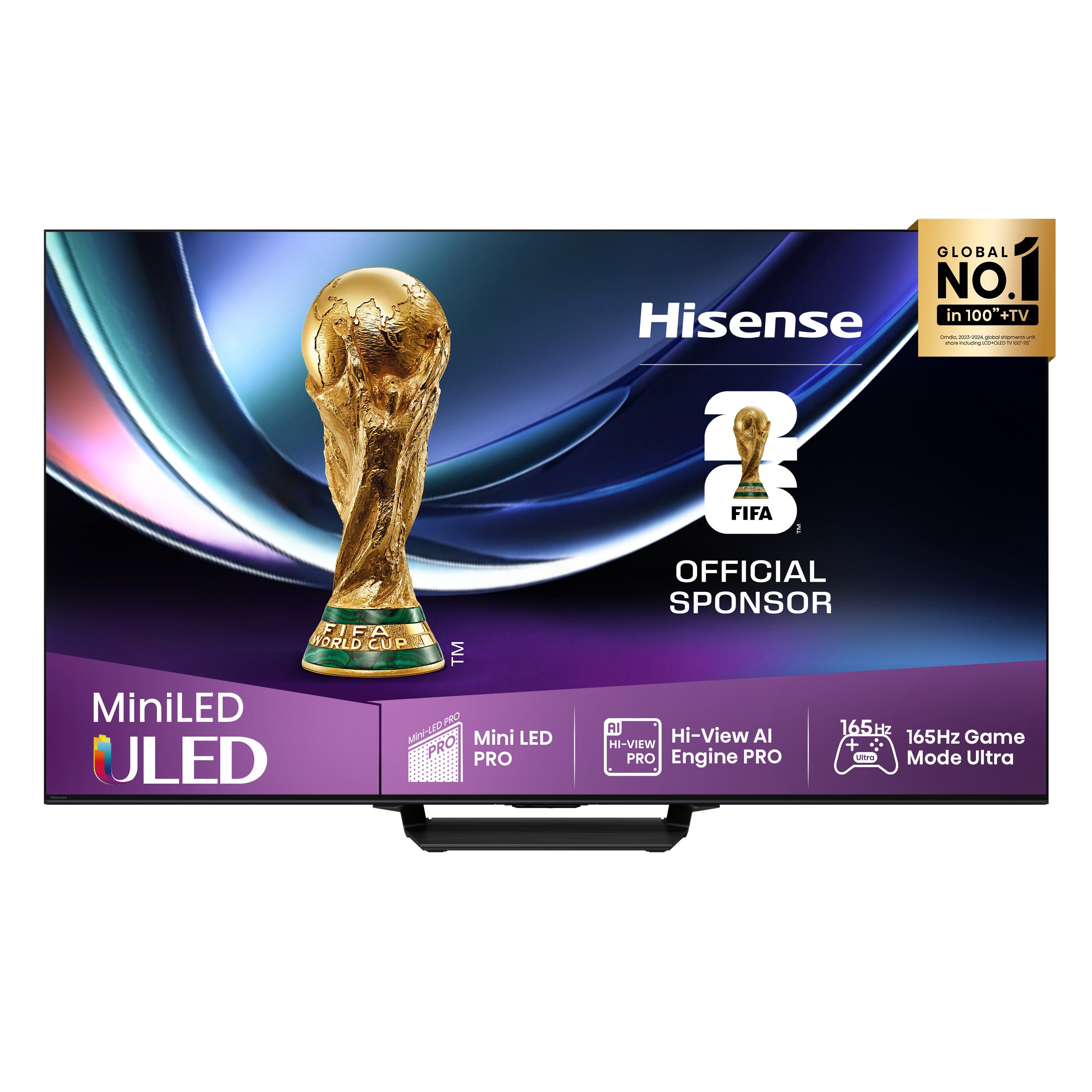 Hisense U7Q PRO 85U7Q PRO 85' 4K Ultra HD Sort