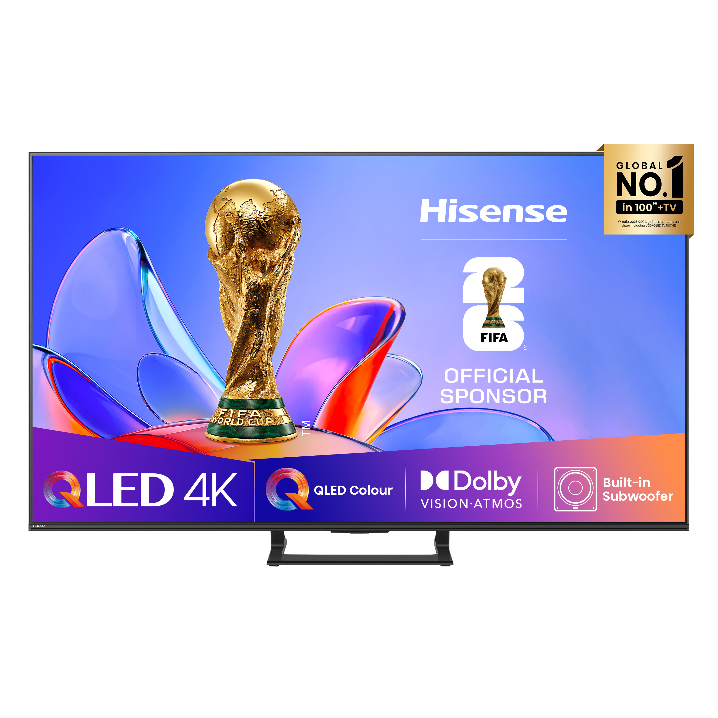 Hisense A7Q 55A7Q 55" 4K Ultra HD Sort billede