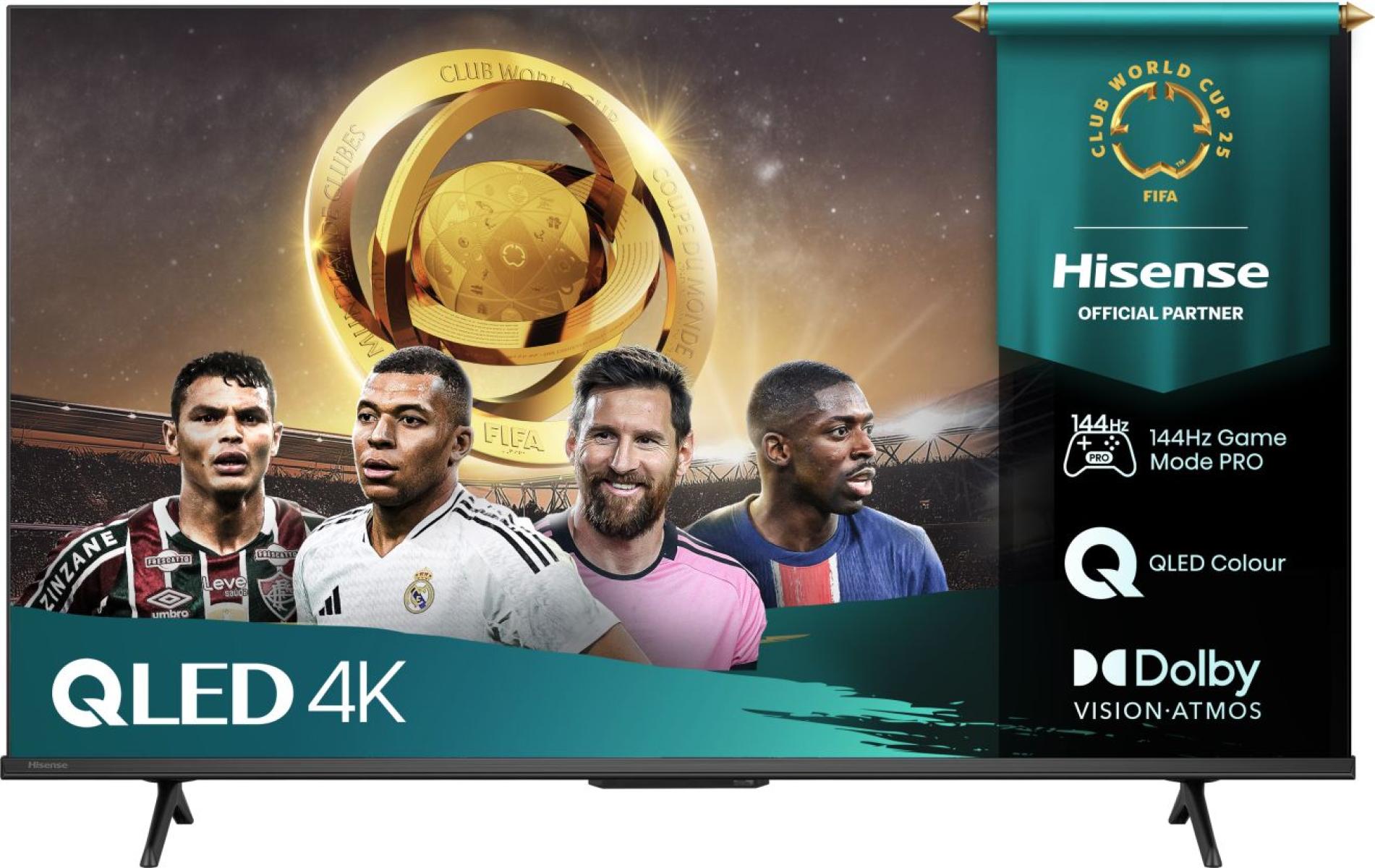Hisense Fladskærms TV 50E77Q PRO 126cm 50"" 4K QLED Smart TV Fer
