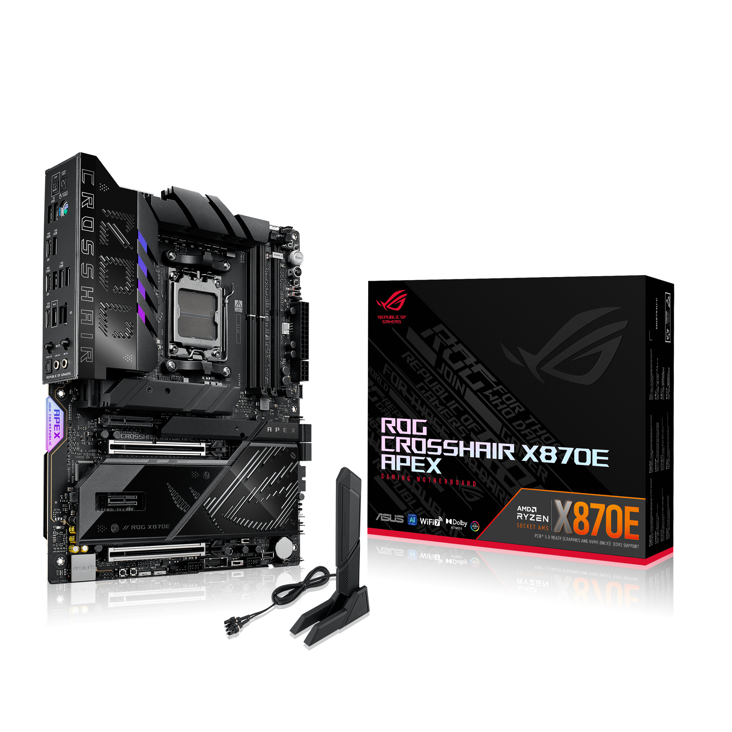 ASUS ROG CROSSHAIR X870E APEX ATX AM5 AMD X870E