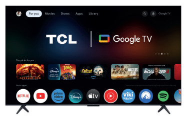 TCL 55C61K TV 55" 4K Ultra HD Sølv