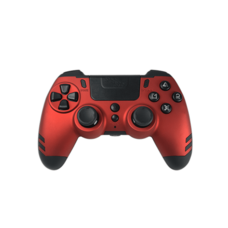 Steelplay Slim Pack Wireless Controller - Red - Wireless Controller - Sony PlayStation 4