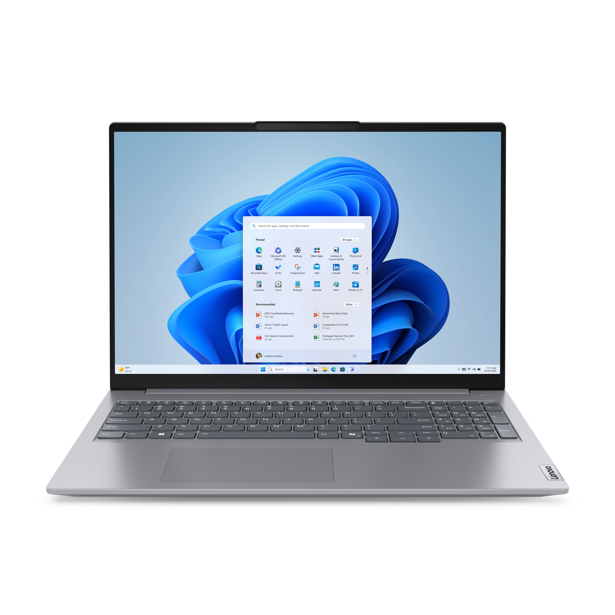 Lenovo ThinkBook 16 G7 ARP 16" 1920 x 1200 (WUXGA) 7535HS 32GB 1TB AMD Radeon 660M Windows 11 Pro