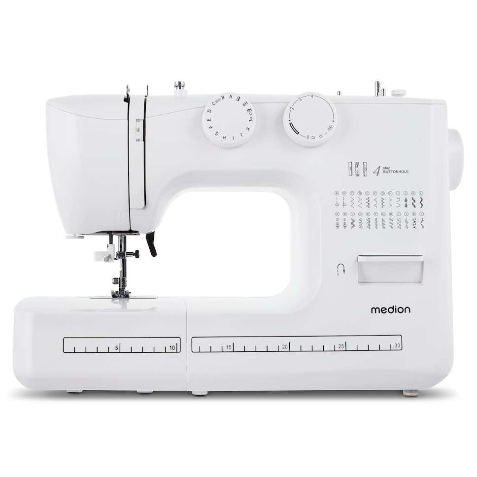 MEDION Symaskine SM 60 - hvid, 23 programmer