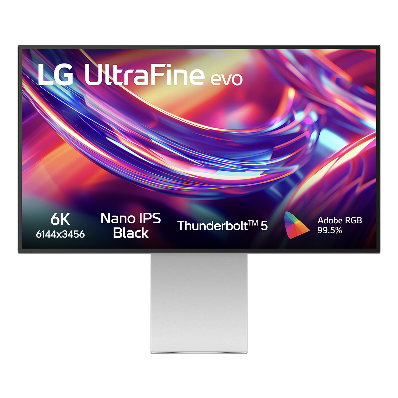 LG UltraFine evo 32U990A-S 32" Nano IPS Black 6144 x 3456 HDMI Thunderbolt 5 DisplayPort USB-C 60Hz