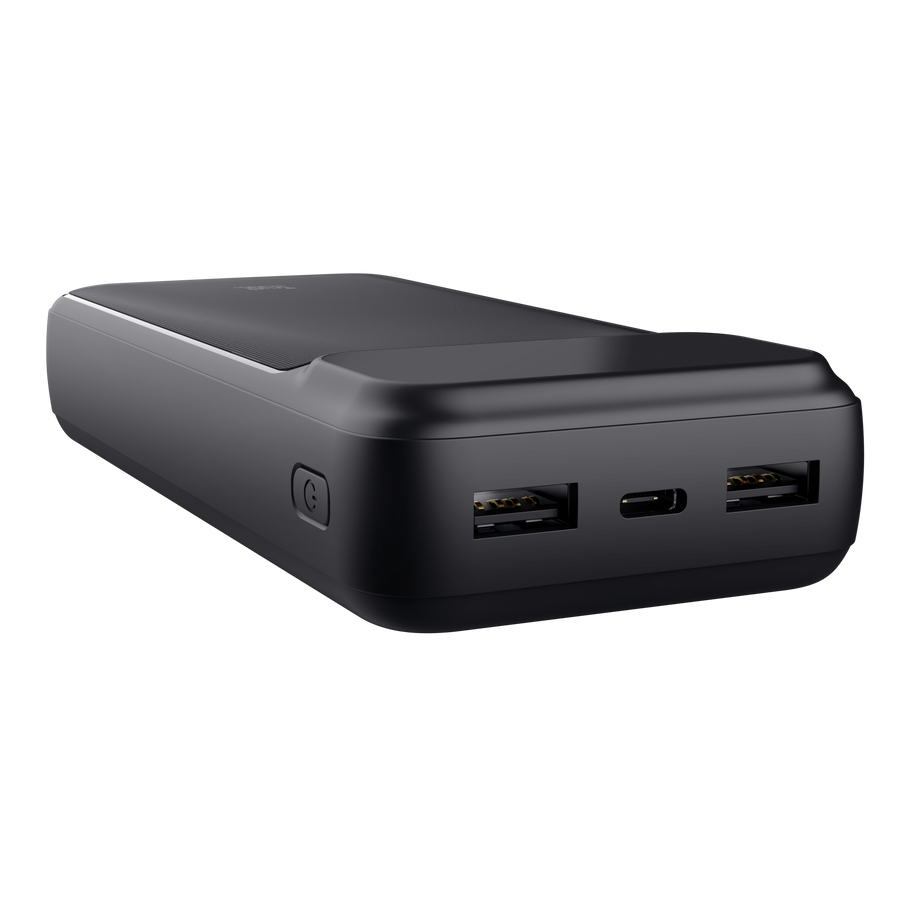Trust 25883 Powerbank 20000mAh 20Watt 1xUSB-C 2xUSB-A Sort