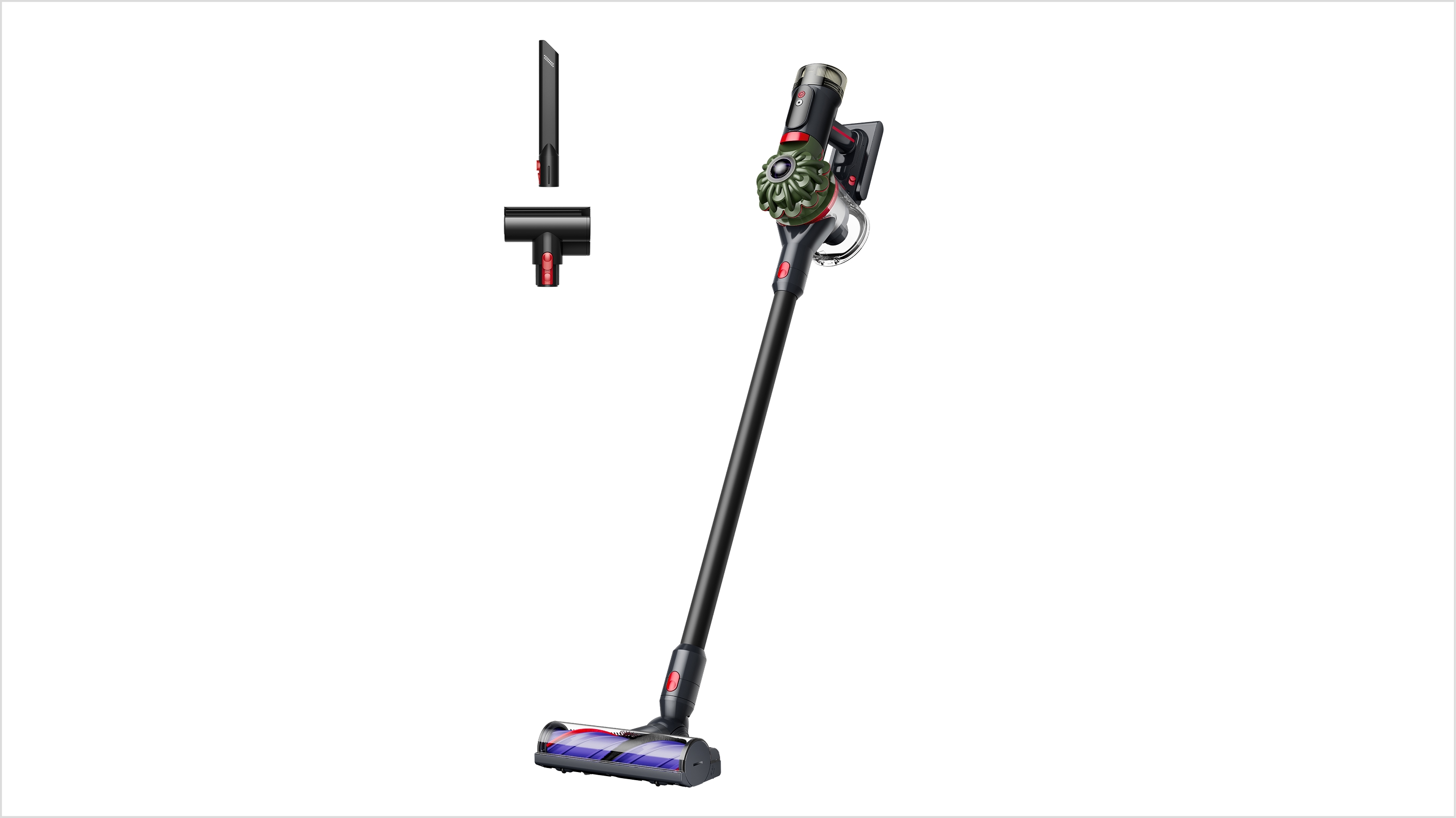 Dyson V8 Cyclone, 2-i-1 stangstøvsuger, Poseløs, Sort, 0,54 L, Rektangulær, Dry