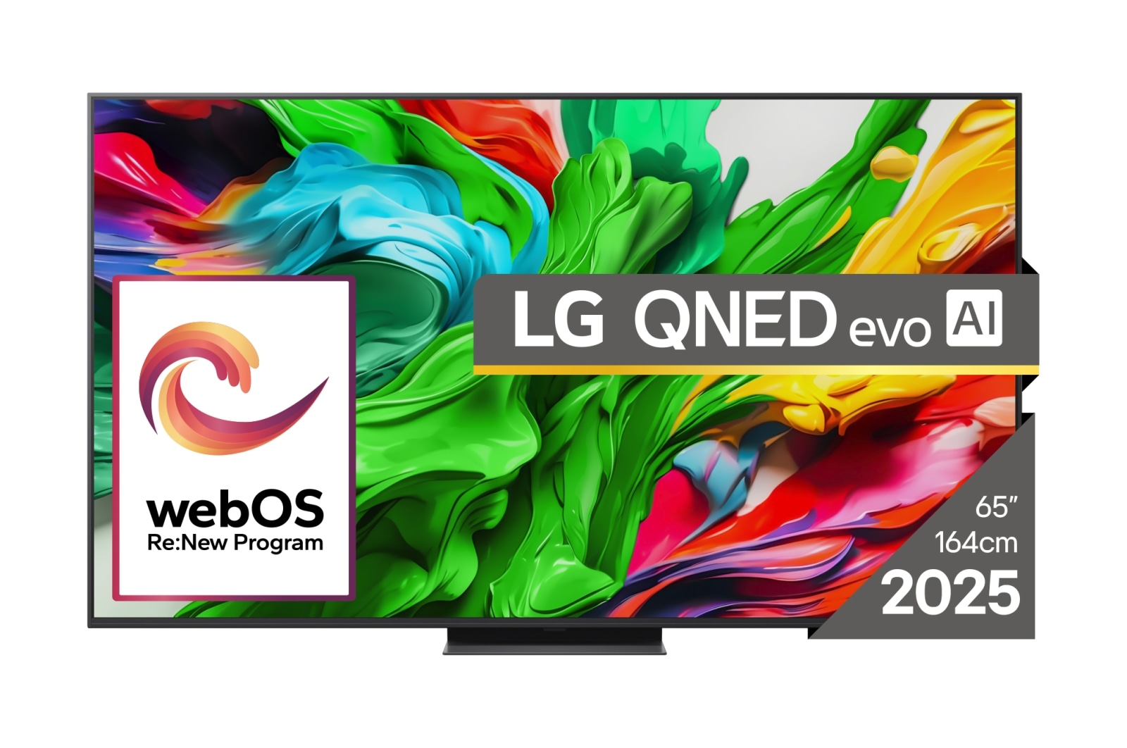 LG QNED AI 65QNED86A3A TV 65" 4K Ultra HD Sort