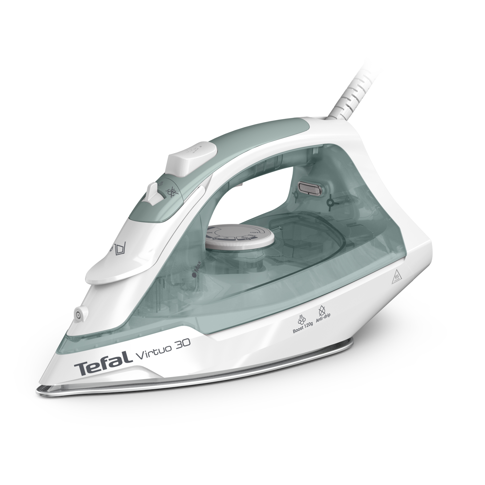 Tefal Virtuo FV2C42E0 Tør & dampstrygejern Tør & dampstrygejern 2000W Grøn Grøn