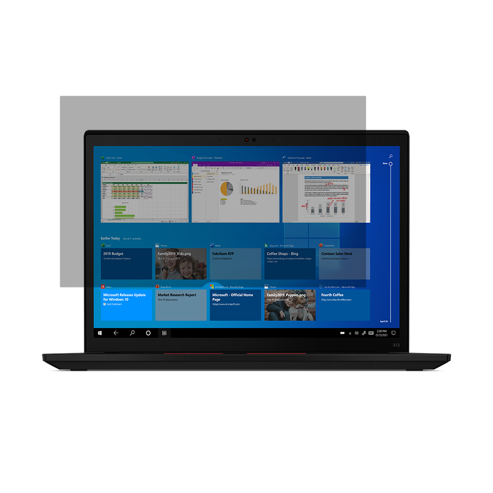 Lenovo 4XJ1U03945 antirefleks skærm 33,8 cm (13.3") Laptop Rammeløst display privatlivsfilter
