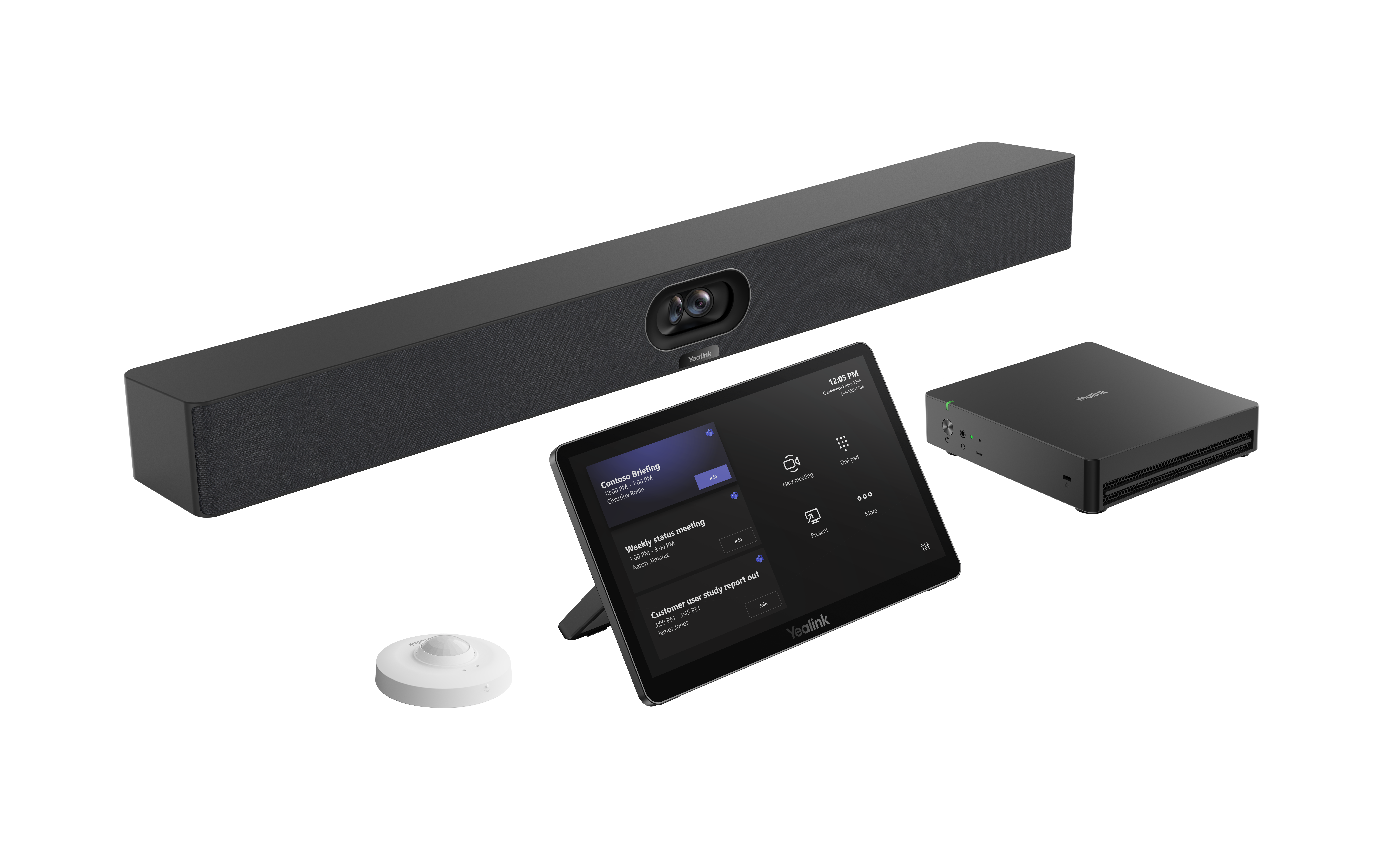 Yealink MVC Series MVC S40-C5U Videokonferencepakke 8 mikrofoner 11.6"