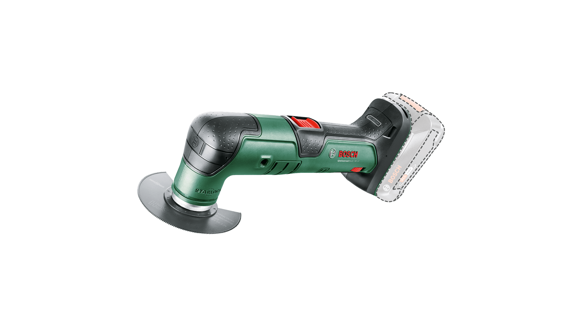Bosch Akkumultiværktøj Universalmulti 18V-32 Solo - 603105000