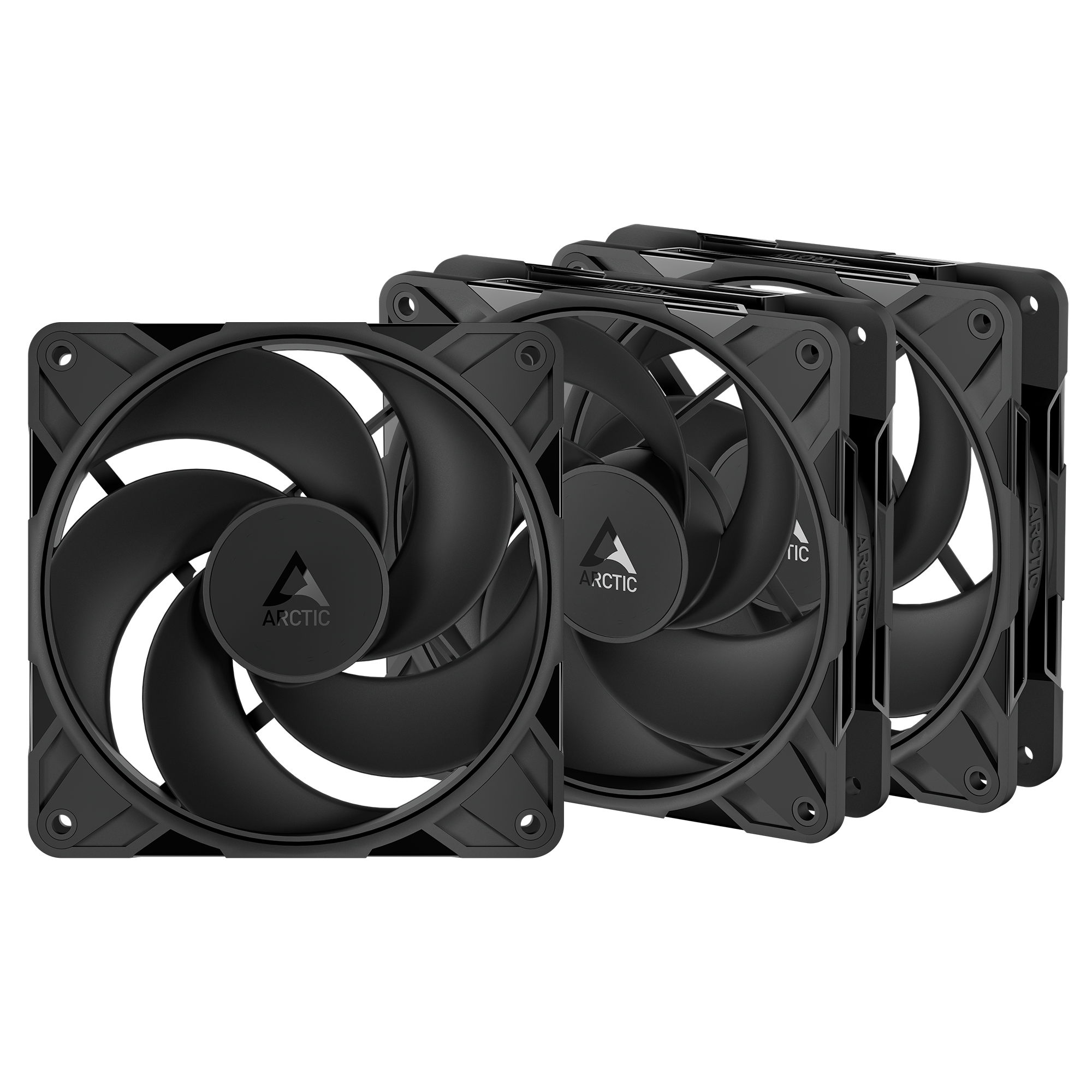 Arctic P14 Pro Reverse - 3-Pack - Kabinet køler - 140mm - Sort