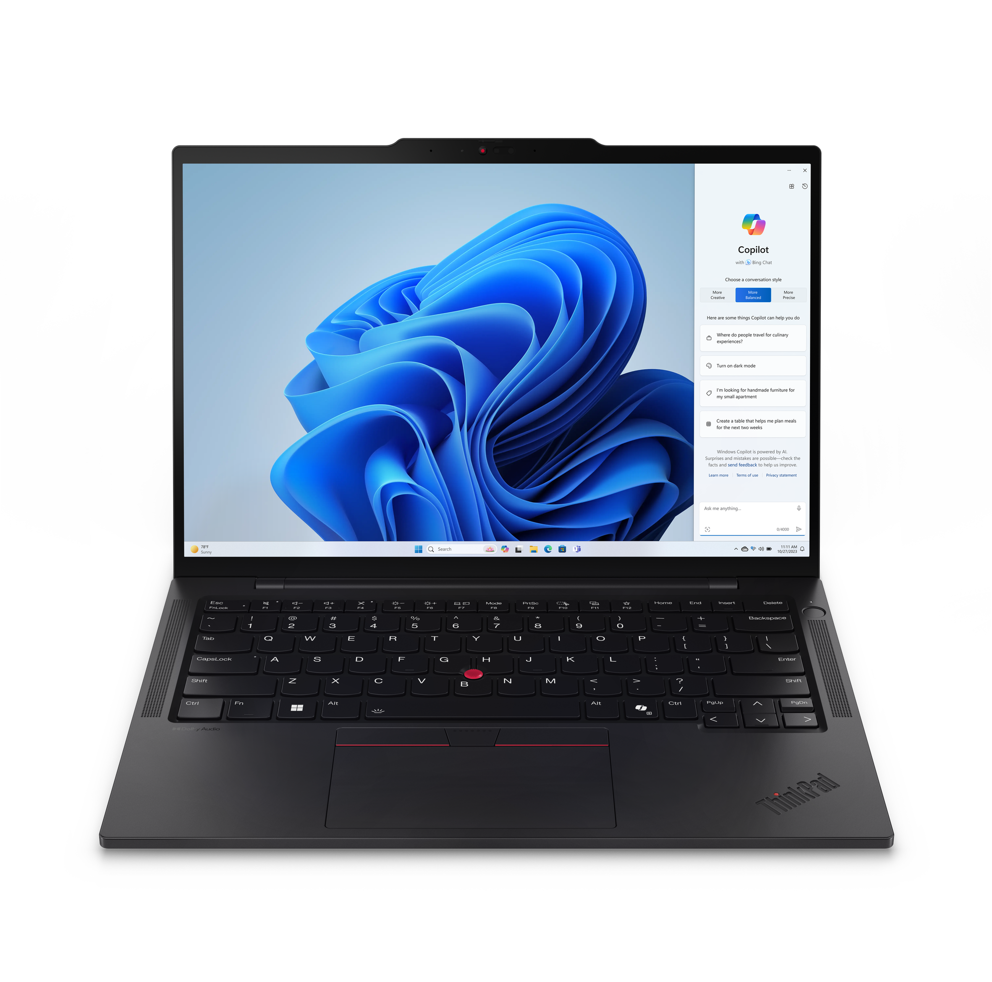 Lenovo ThinkPad T14s Gen 5 14" 1920 x 1200 (WUXGA) 125U 16GB 512GB Intel Graphics Windows 11 Pro billede